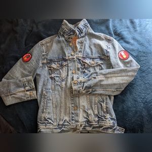Levi's Custom Akira Blue Denim Trucker Jacket